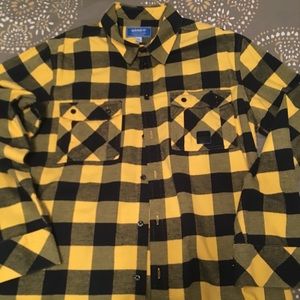 Men’s large adidas flannel